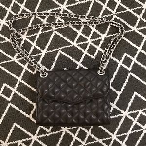 Rebecca Minkoff Black Leather Convertible Bag